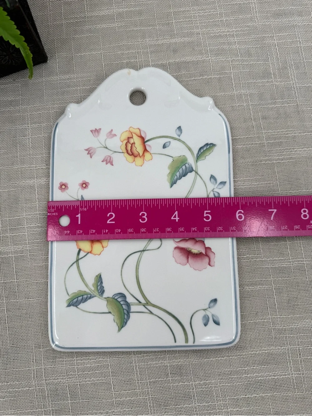 Vintage Villeroy & Boch Cheese Plate Trivet 80s Decor Cottagecore Grannycore
